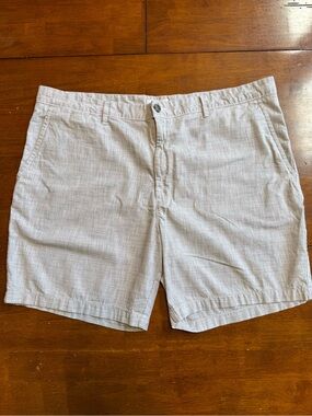Goodfellow & Co Light Gray Men's Flat-Front Shorts